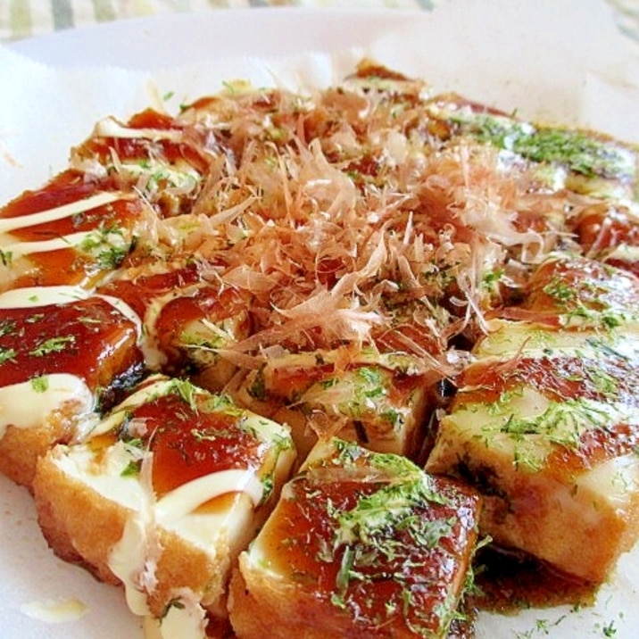 超簡単 まるでお好み焼きな厚揚げステーキ レシピ 作り方 By ちえ Sキッチン 楽天レシピ 超簡単 まるでお好み焼きな厚揚げステーキ レシピ 作り方 By ちえ Sキッチン 楽天レシピ